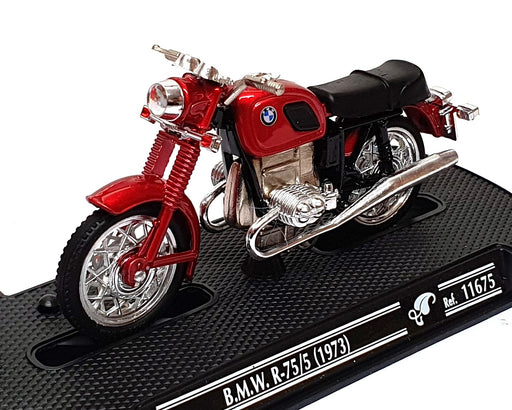 Guiloy 1/24 Scale 11675 - 1973 BMW R-75/5 Motorbike - Red