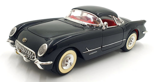 Mira 1/18 Scale Diecast 14126P - 1954 Chevrolet corvette Hard Top - Black