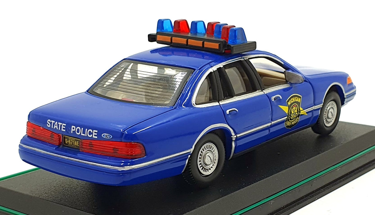 Hongwell 1/43 Scale Diecast HG0303 - Ford Crown Victoria Michigan State Police