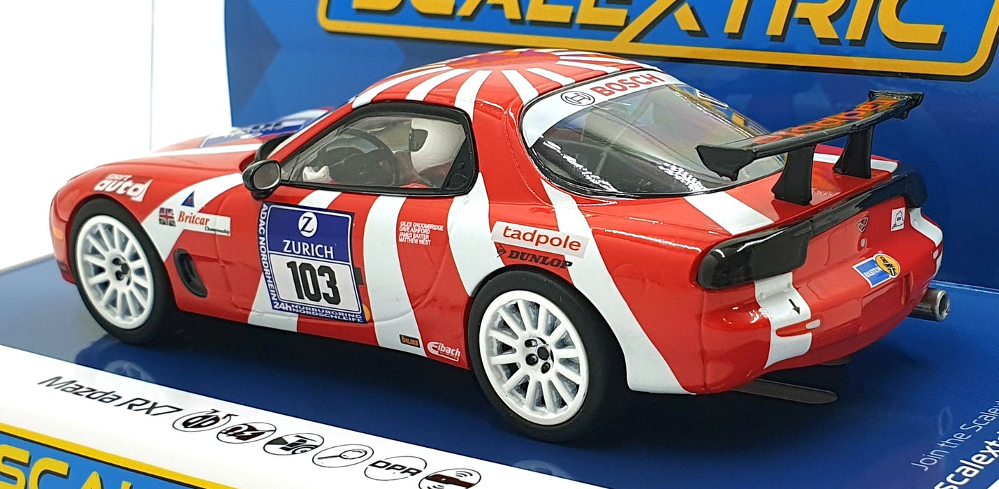 Scalextric 1/32 Scale Slotcar C4626 - Mazda RX7 #103
