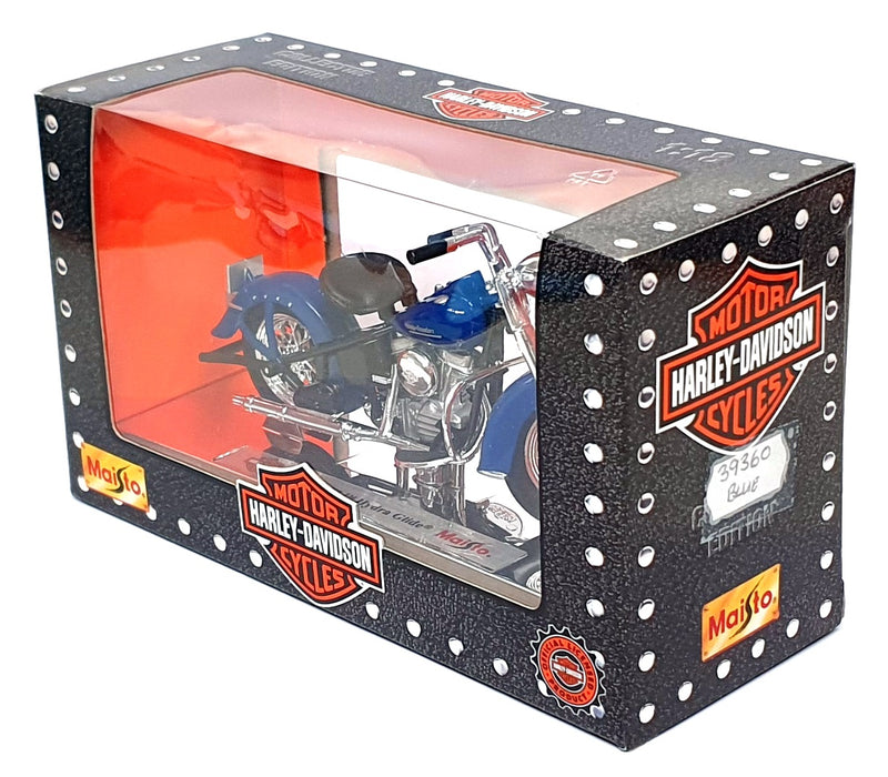 Maisto 1/18 Scale 39360 - 1953 Harley Davidson 74FL Hydra Glide - Blue