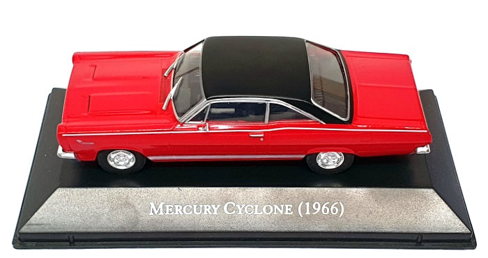 Altaya 1/43 Scale Diecast 16725K - 1966 Mercury Cyclone - Red/Black Roof