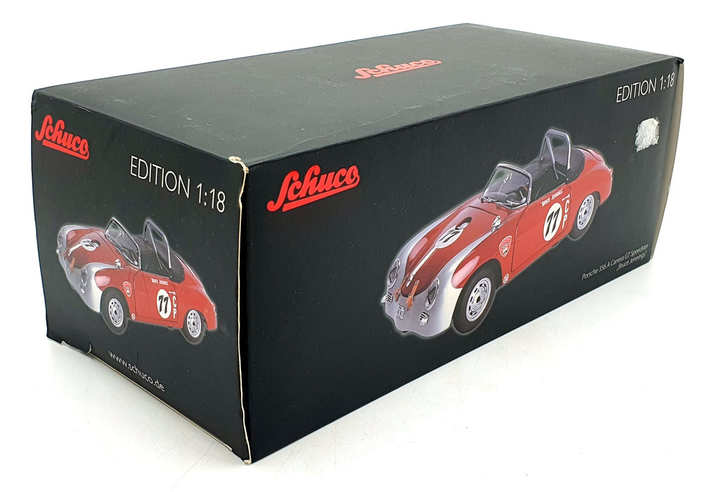 Schuco 1/18 Scale Diecast 45 003 0700 - Porsche 356 A Carrera GT Speedster #77