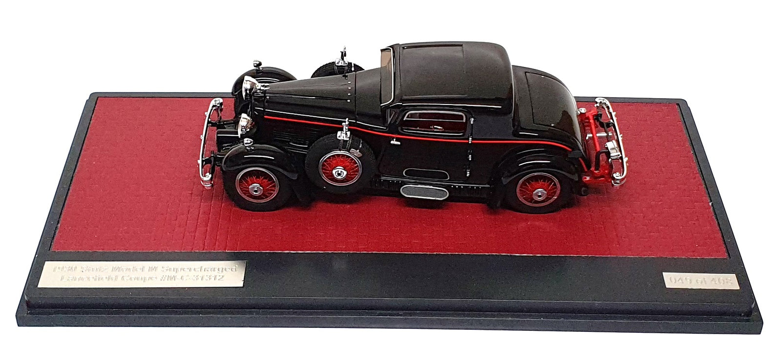 Matrix 1/43 Scale MX41804-051 - 1930 Stutz Model M Supercharged - Black