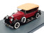 Neo 1/43 Scale NEO44630 - 1930 Packard 733 Standard 8 Sport Phaeton - Dk. Red