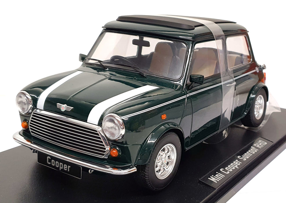 KK Scale 1/12 Scale KKDC120071R - Mini Cooper Sunroof RHD - Green/Black Roof