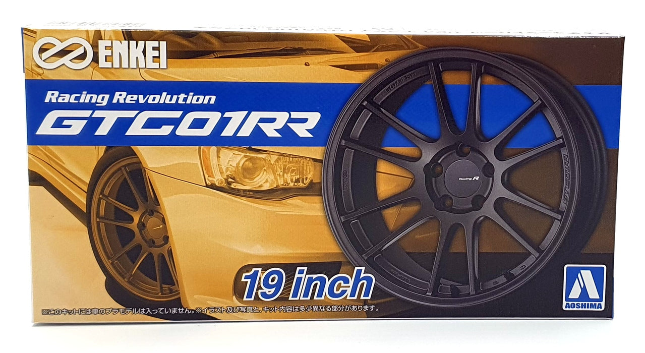 Aoshima 1/24 Scale 05331 - Enkei Revolution GTC01RR 19' Wheels & Tyres Set #36