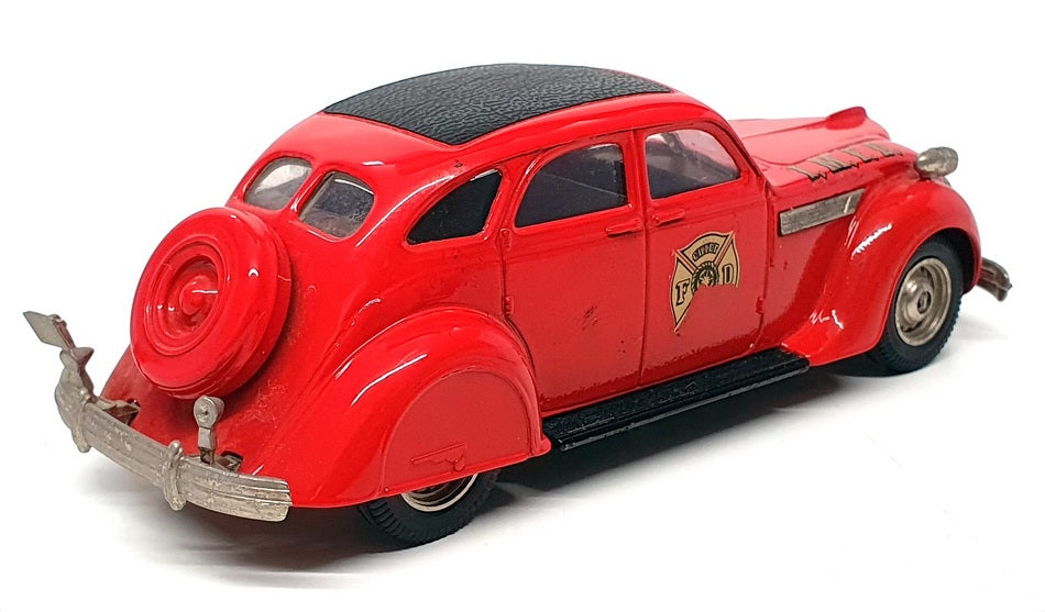 Rextoys 1/43 Scale 24 - 1935 Chrysler Airflow "Pompiers" Fire - Red