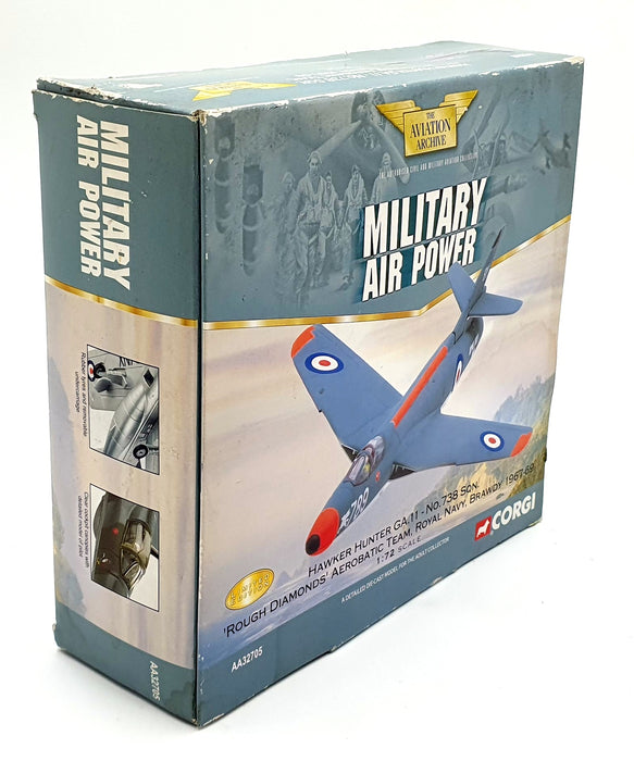 Corgi 1/72 Scale AA32705 Hawker Hunter GA.11 738Sqn Rough Diamonds 1969 RN