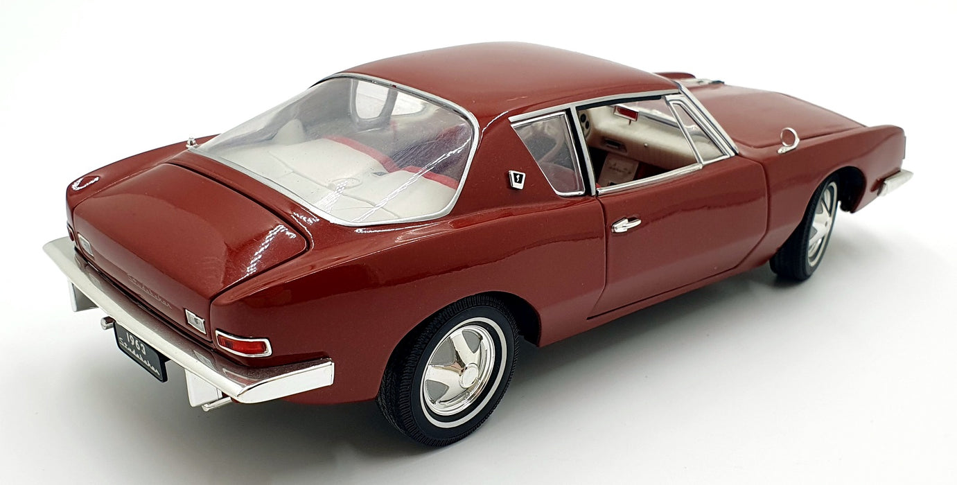 Signature 1/18 Scale Diecast 15126L - 1963 Studebaker Avanti - Met Red