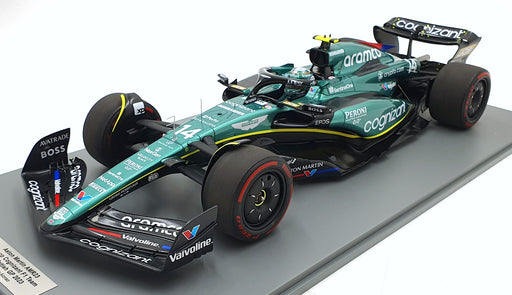 Spark 1/12 Scale 12S043 - Aston Martin AMR23 F1 7th British GP 2023 #14 Alonso