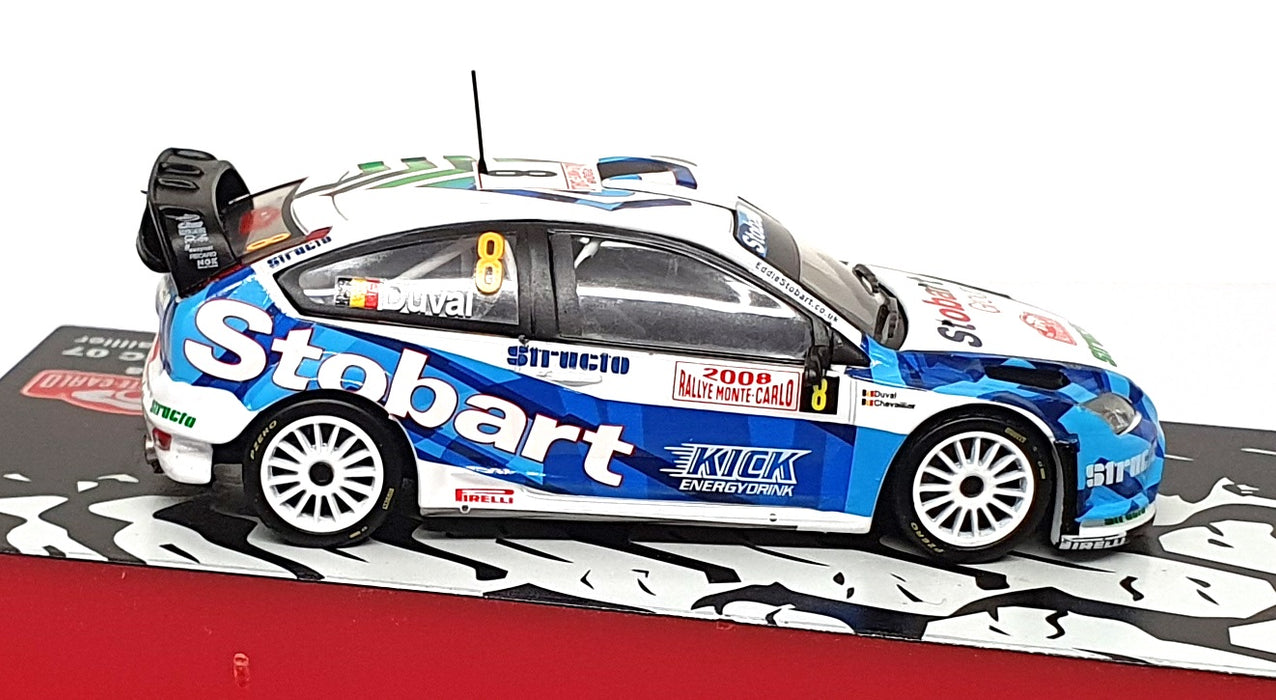 Altaya 1/43 Scale AFF07 - Ford Focus RS WRC 07 #8 Duval/Chevaillier