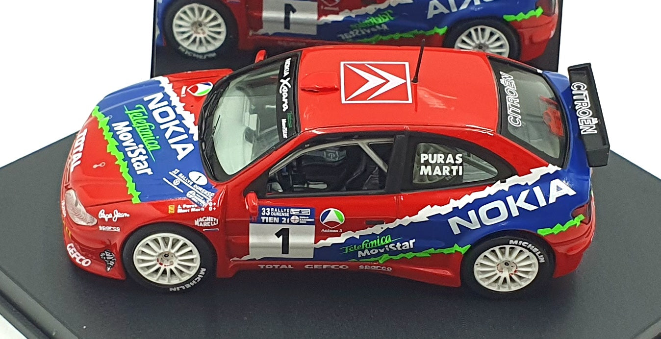 Skid 1/43 Scale SKM149 - Citroen Xsara Kit Car #1 Ourense Rally 2000