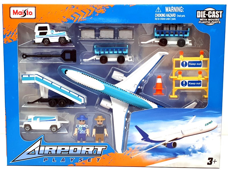 Maisto Set B 12620 - Airport Play Set - White/Lt. Blue