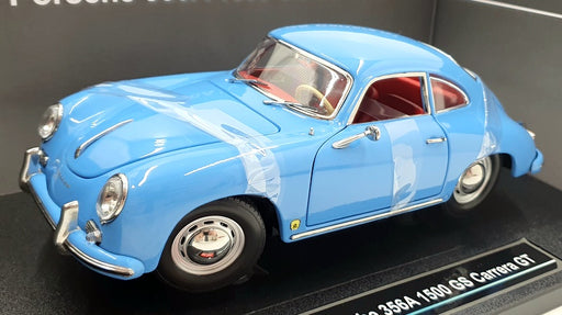 Sun Star 1/18 Scale 1342 - 1957 Porsche 356A 1500 GS Carrera GT Aquamarine Blue