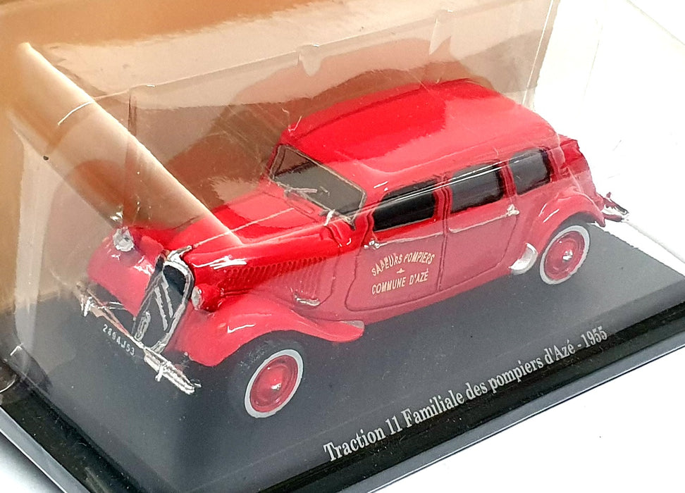 Atlas Editions 1/43 Scale 6112/501 - 1955 Citroen Traction 11 Azé Fire - Red