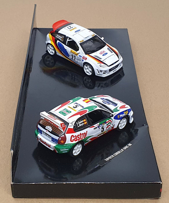 High Speed 1/43 Scale 43KFB3(2WA) Toyota Corolla WRC 1998 & Ford Focus WRC 2002