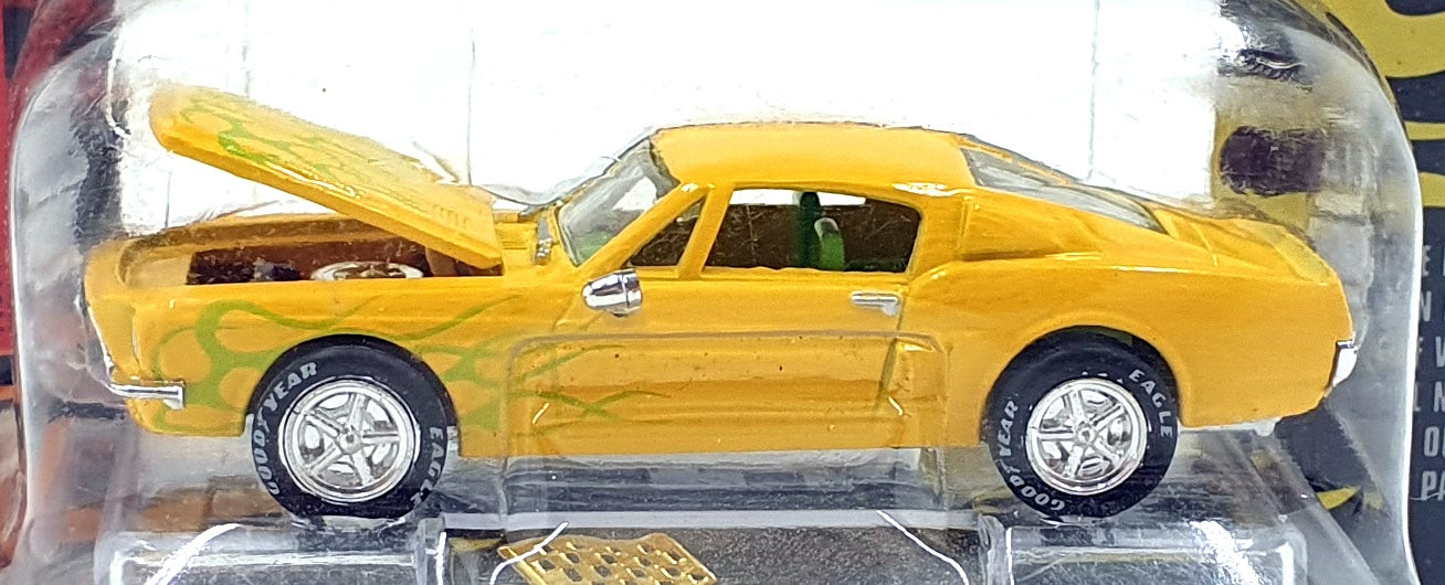 Racing Champions 1/58 Scale 08101 - 1968 Ford Mustang - Yellow