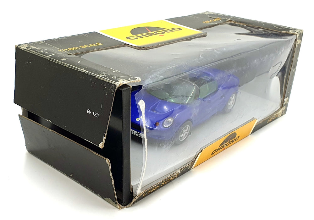 Chrono 1/18 Scale H1021 - 1997 Lotus Elise - Azure Blue