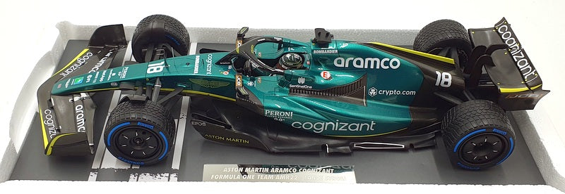 Minichamps 1/18 Scale 117 220118 Aston Martin F1 AMR22 Stroll Monaco 2022