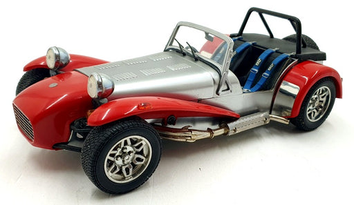 Kyosho 1/18 Scale Diecast DC201123N - Caterham Super Seven - Silver/Red