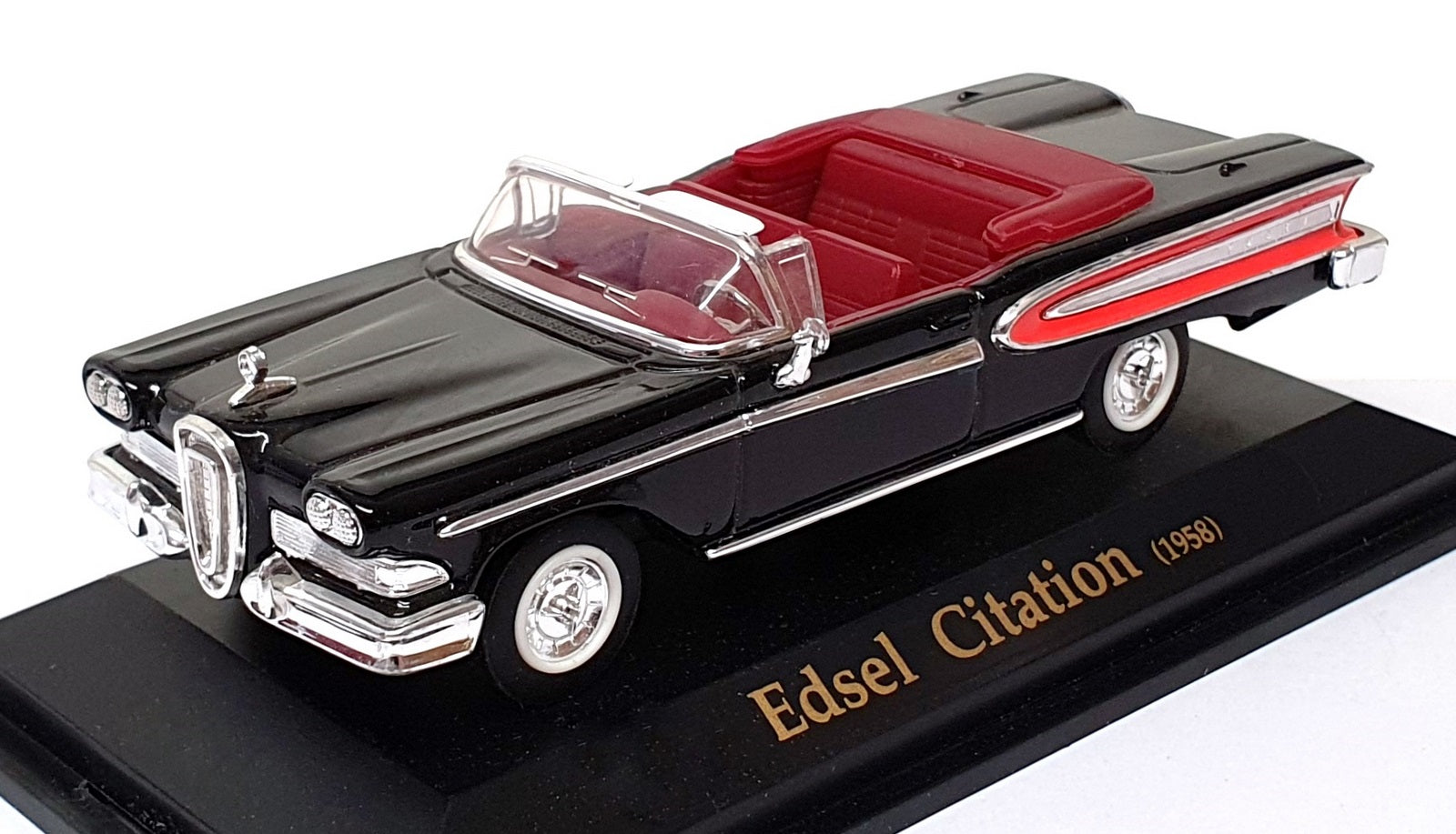 Road Signature 1/43 Scale 94243-A - 1958 Edsel Citation - Black/Red
