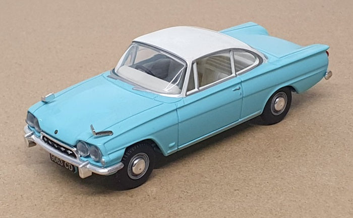 Vanguards 1/43 Scale VA34000 - Ford Capri 109E - Turquoise/White
