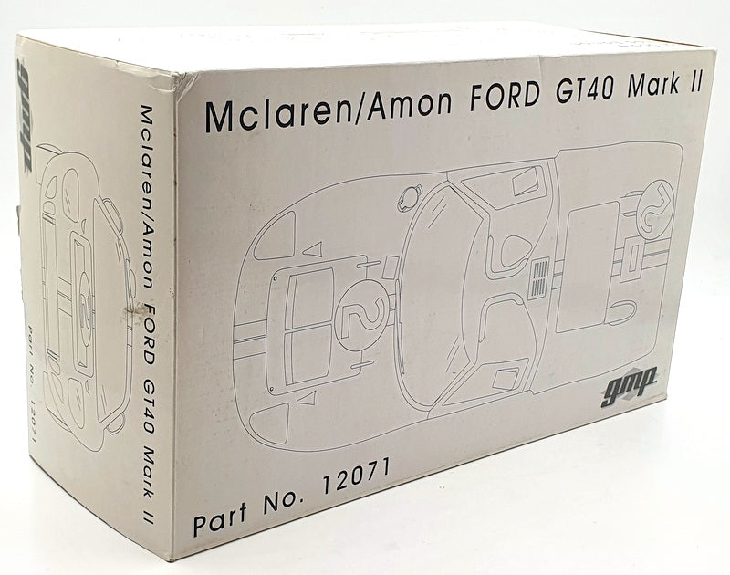 GMP 1/12 Scale 12071 - Ford GT40 Mark II McLaren/Amon #2 Le Mans