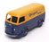 Atlas Editions Dinky Toys 25B - Peugeot Fourgon Tole Van - Mustard/Blue