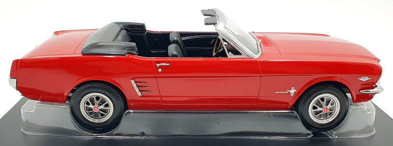 Norev 1/18 Scale Diecast 182810 - Ford Mustang Convertible 1966 - Red