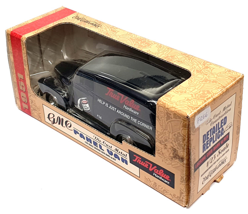 ERTL 1/25 Scale F266 - GMC Panel Van Coin Bank True Value Hardware - Black