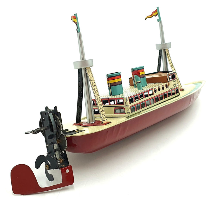 Juguete Paya 40cm Long Tinplate Boat 629 - 1935 Barco Pasajeros