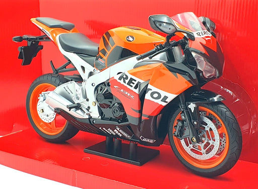NewRay 1/6 Scale 49073 - Honda CBR1000RR 2009 Repsol Motorbike - Orange/Red