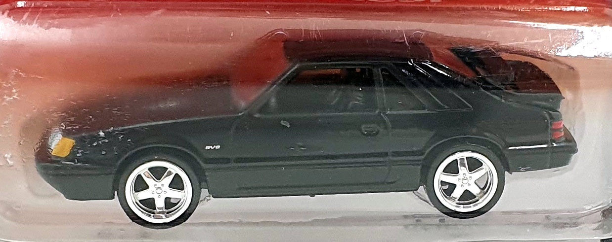 Auto World 1/64 Scale AW64021 - 1985 Ford Mustang SVO - Black