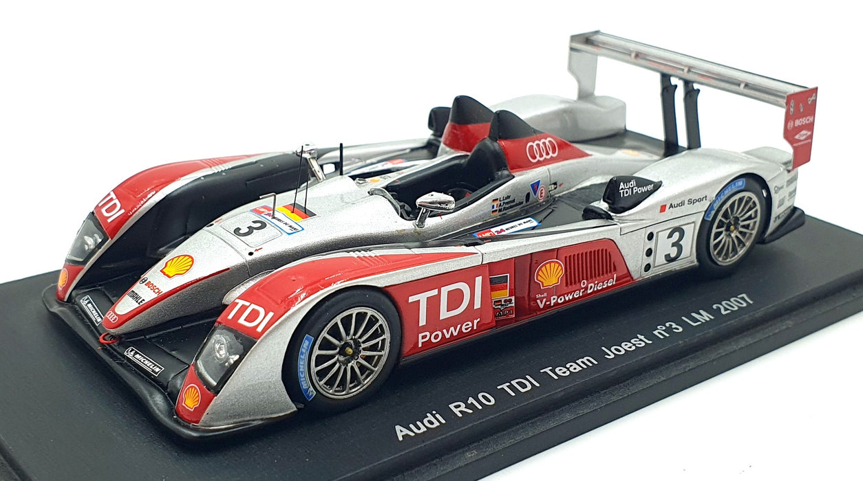 Spark 1/43 Scale S0683 - Audi R10 TDI Team Joest #3 Le Mans 2007