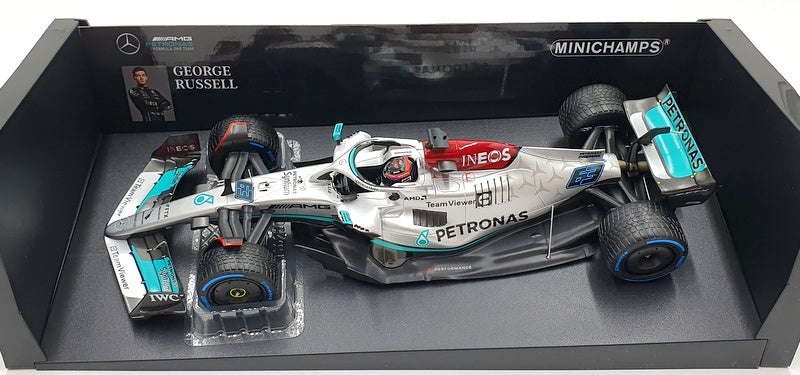 Minichamps 1/18 Scale 110 220763 F1 Mercedes AMG W13 E 2022 Monaco Russell #63