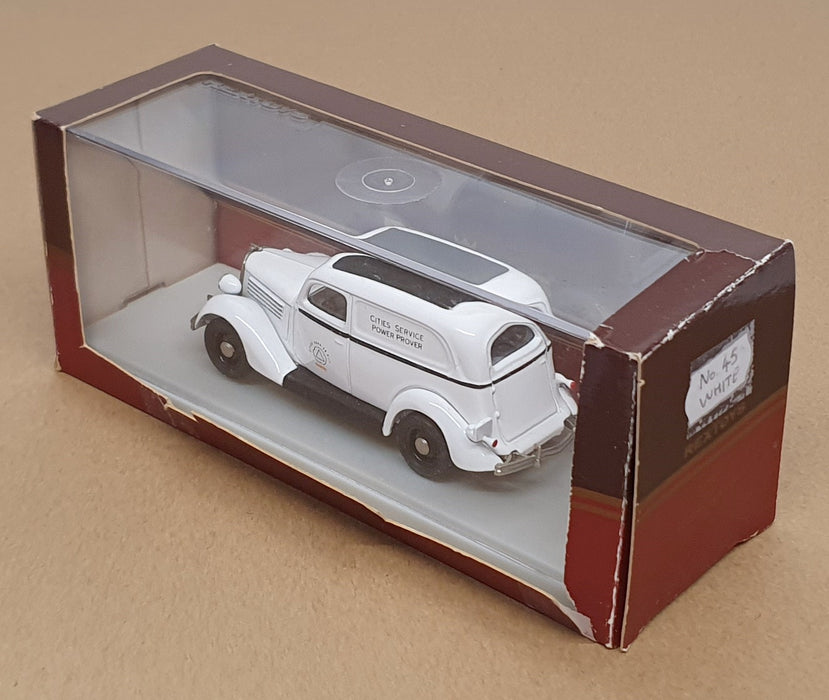 Rextoys 1/43 Scale No. 45 - 1935 Ford Van Cities Service Power Prover - White
