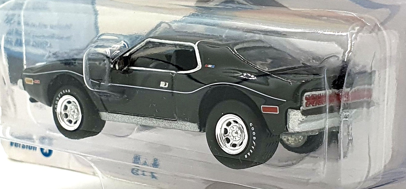 Johnny Lightning 1/64 Scale JLMC026 Muscle Cars USA 1971 AMC Javelin AMX - Black