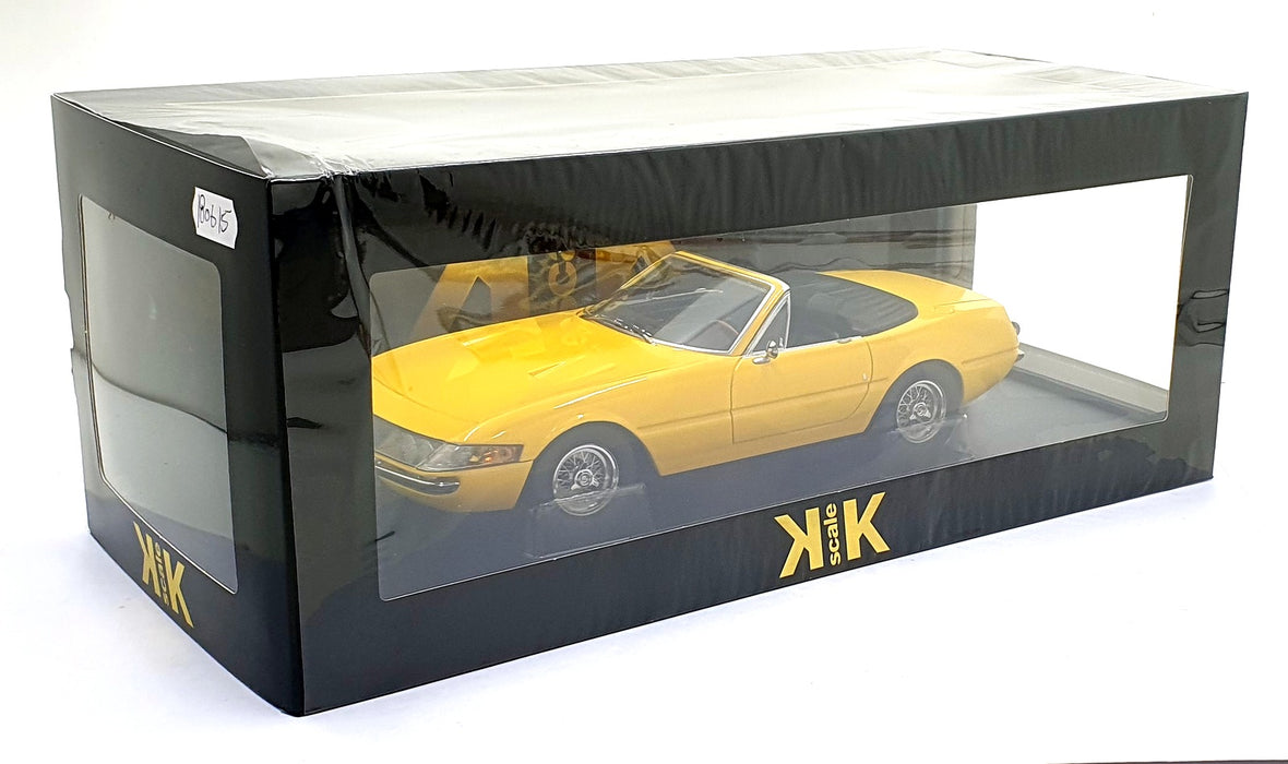 KK Scale 1/18 Scale Diecast KKDC180615 - 1969 Ferrari 365 GTS/4 - Yellow