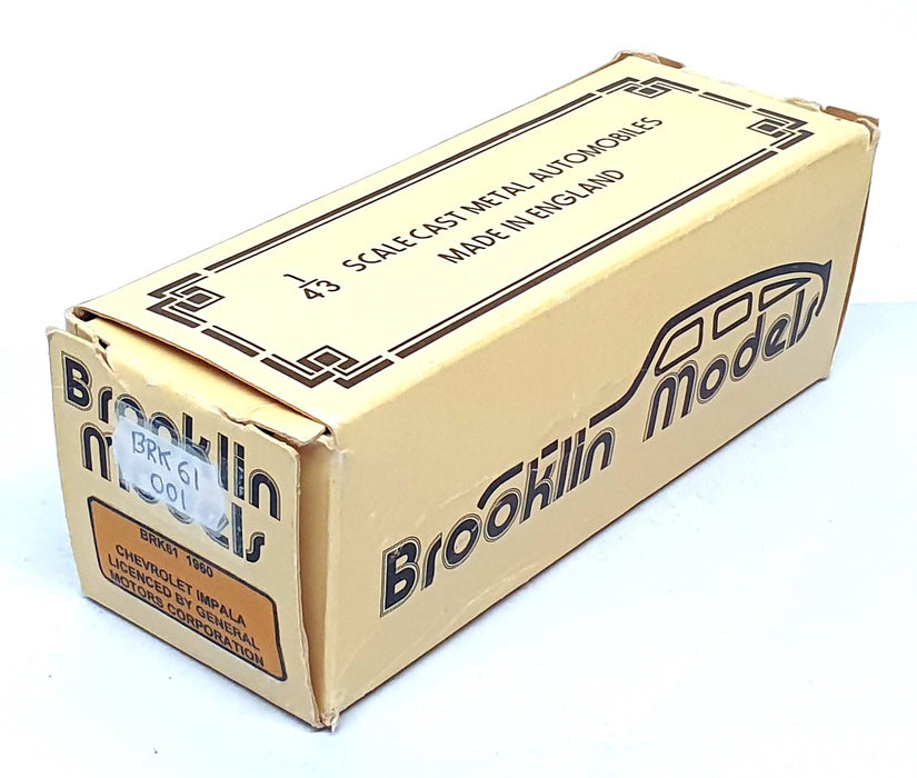 Brooklin 1/43 Scale BRK61 001 - 1960 Chevrolet Impala Conv. - Met. Suntan Copper