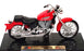 TL Models 1/18 Scale 80705-22 - Honda VT1100C2 Motorbike - Red