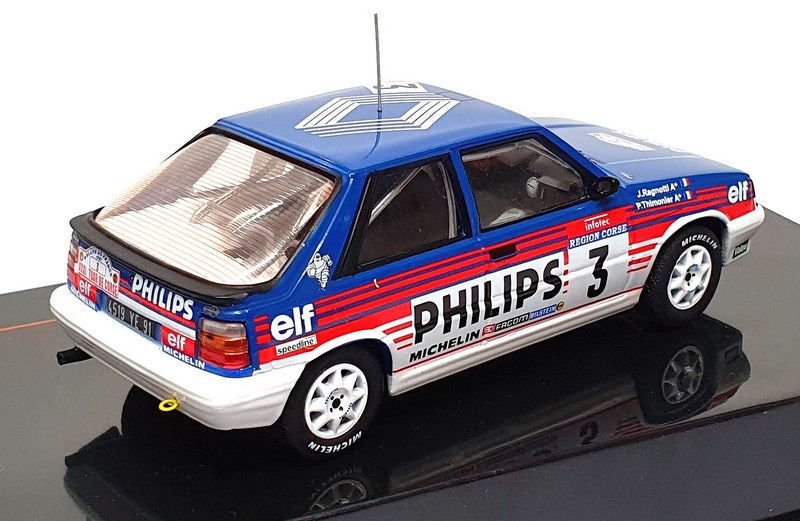 Ixo 1/43 Scale RAC310 - Renault 11 Turbo #3 Tour de Corse 1987