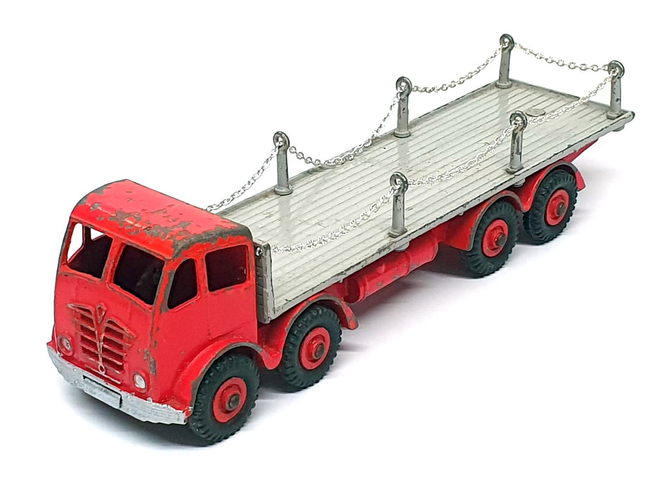 Dinky Supertoys 30526A - Foden Flatbed Lorry With Chains - Red/Grey
