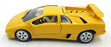 Burago 1/18 Scale Diecast 3041 - Lamborghini Diablo 1990 - Yellow/cream Int