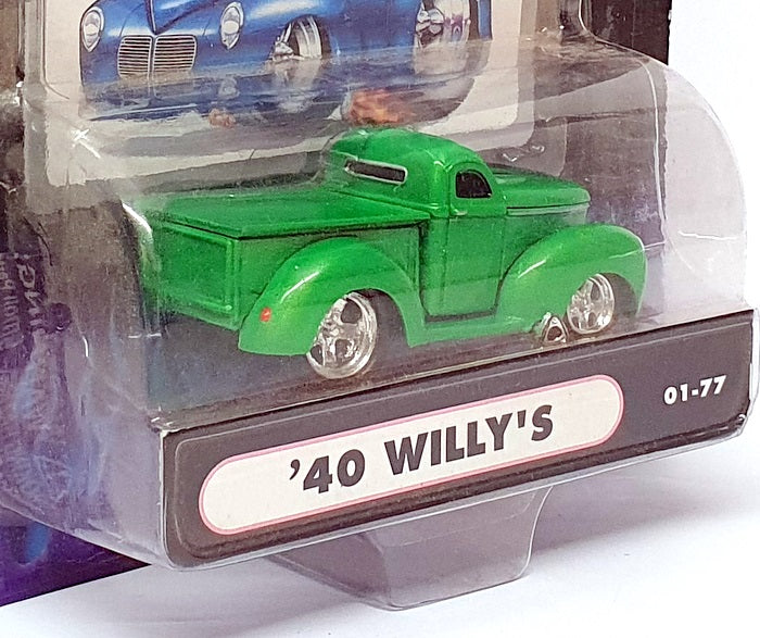 Muscle Machines 1/64 Scale 71161 01-77 - 1940 Willys Truck - Green