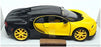 Maisto 1/24 Scale Diecast 31514 - Bugatti Chiron - Black/Yellow
