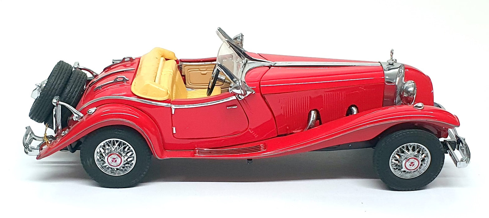 Franklin Mint 1/24 Scale 17626D - Mercedes 500K Special Roadster - Red