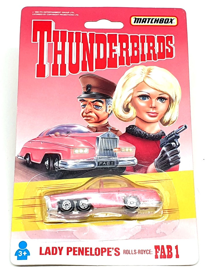 Matchbox Diecast TB-005 - Thunderbirds Lady Penelope's Rolls Royce FAB 1 - Pink