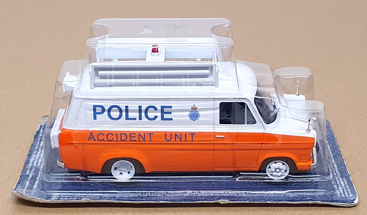 Altaya 1/43 Scale FT01P - Ford Transit Mk1 Van Police - White/Orange