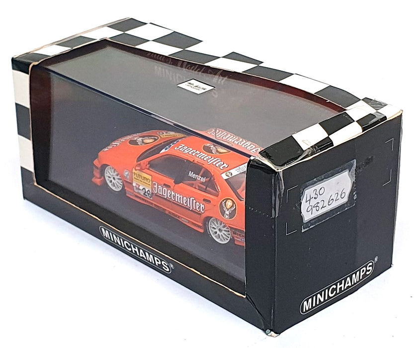 Minichamps 1/43 Scale 430 982626 - BMW E36 320i #26 Team Insert STW 1998 Menzel